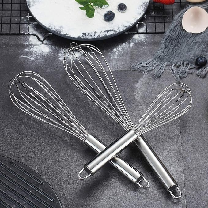 Berglander Whisk Set Pack of 3, Stainless Steel Whisks - Image 6
