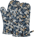 BONTHEE Oven Gloves Extra Long Cotton Cooking Gloves by BONTHEE