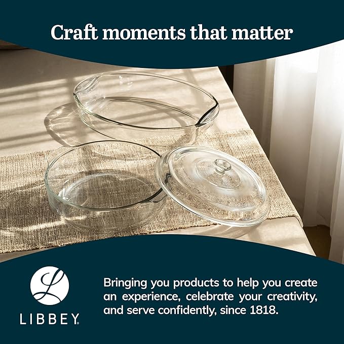 Libbey Baker's Basics 2 Piece Casserole Dish - Image 6