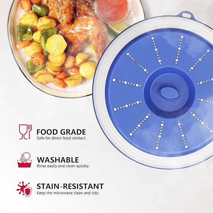 WVM Microwave Splatter Cover Vented - Image 3