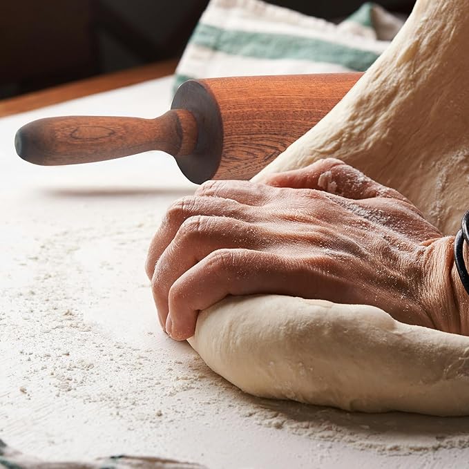 Classic Sapele Wooden Rolling Pin - Image 2