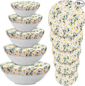 Patelai 10 Pcs Bowl Covers Reusable in 5 Size Stretch Cloth Fabric Elastic Food by Patelai