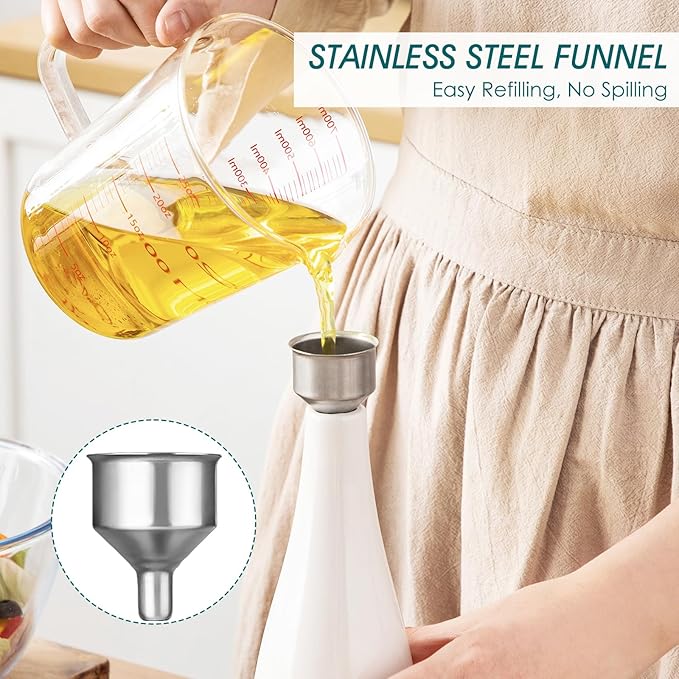vancasso 16 Oz Ceramic Olive Oil Dispenser Bottle, Bottle Dispenser - Image 4