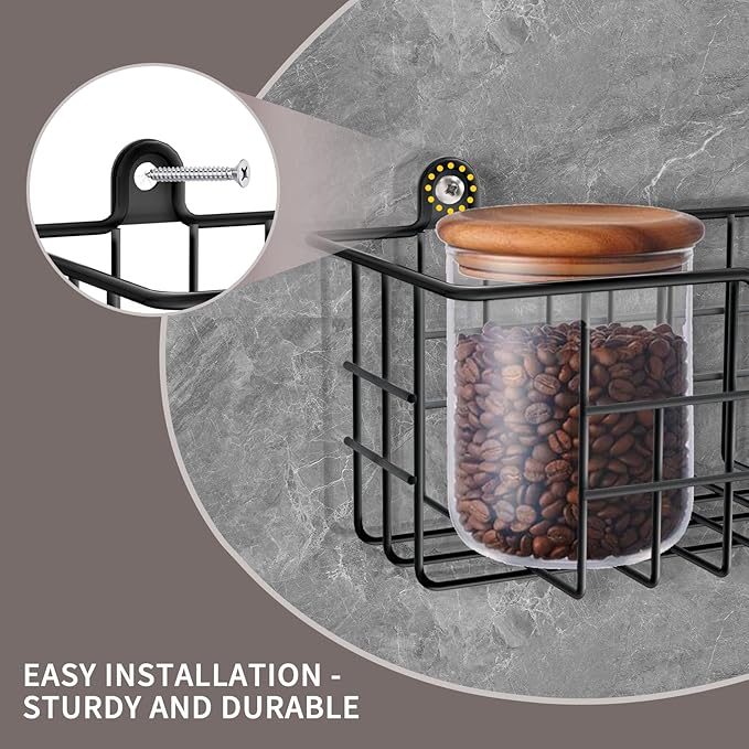Spice Rack Organizer Wall Mount, Spice Organization Storage Shelf - Image 9