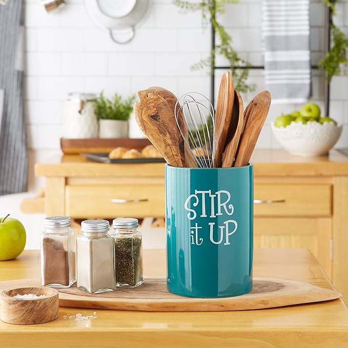 DII Kitchen Accessories Retro Collection Ceramics, Utensil Holder - Image 5