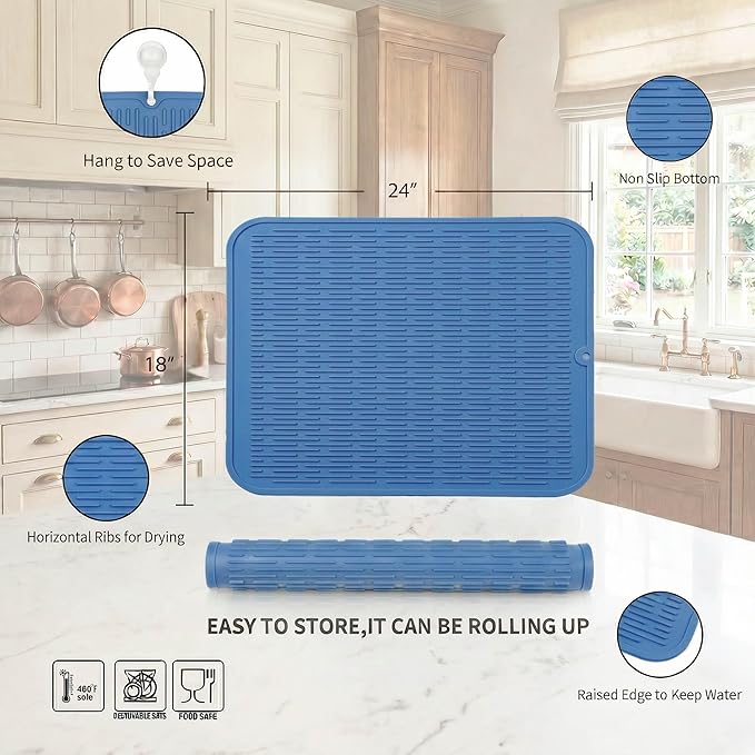 MicoYang Silicone Dish Drying Mat - Image 2