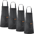 Handepo 4 Pcs Kitchen Aprons by Handepo