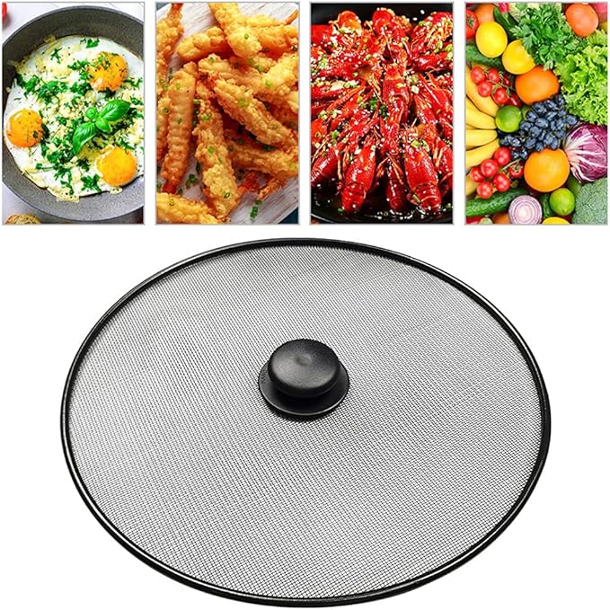 Splatter Screen, Frying Pan Splatter Screen, Splash Guard Lid - Image 5