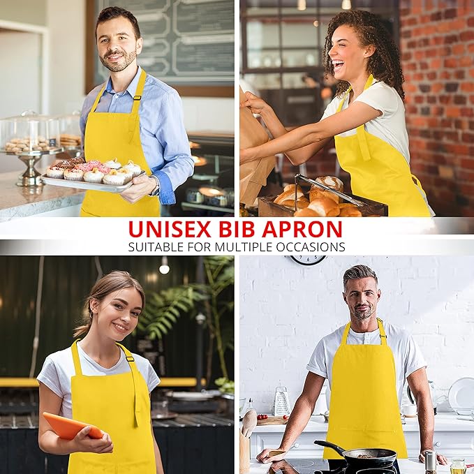Utopia Kitchen 2 Pack Bib Apron, Adjustable - Image 5