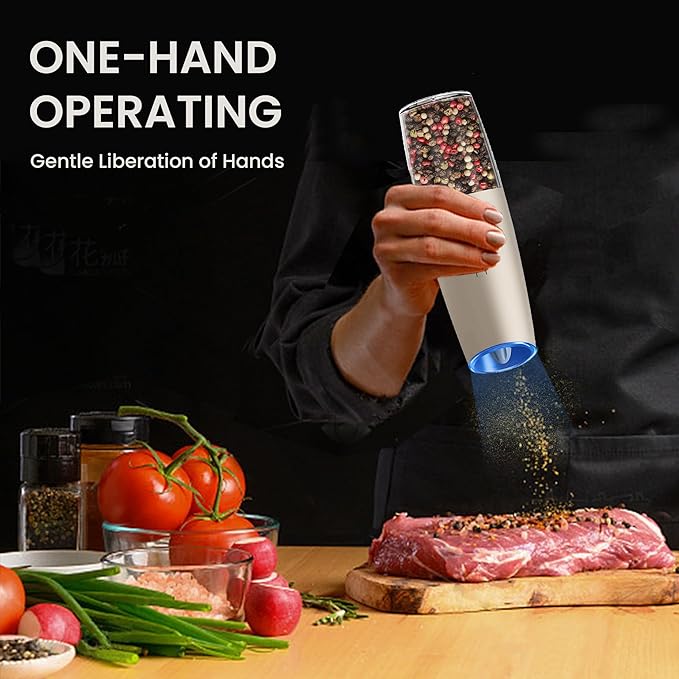 Rechargeable Salt And Pepper Grinder Set - Image 2
