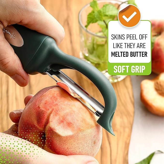 Spring Chef Premium Swivel Vegetable Peelers - Image 4