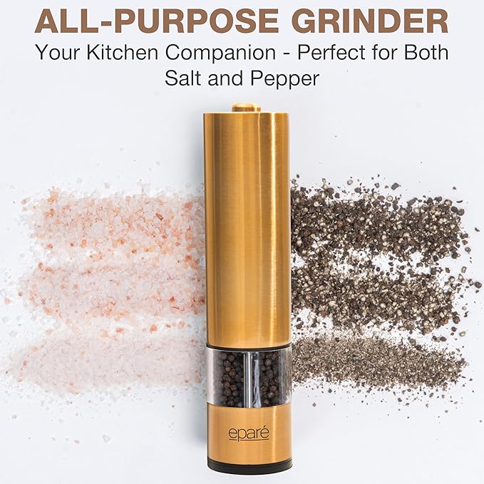 Eparé Brass Salt and Pepper Mill - Image 4