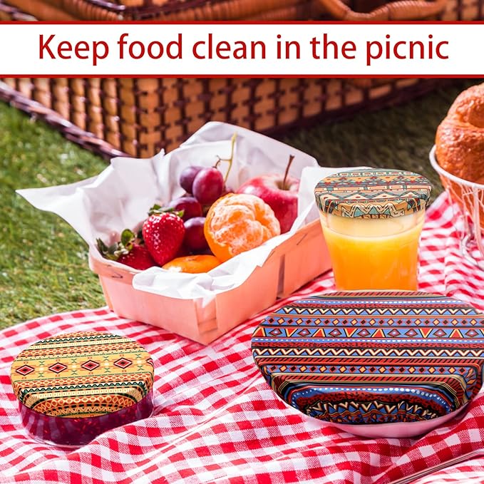 10 Pack Cloth Bowl Covers for Bread Rising - Image 4