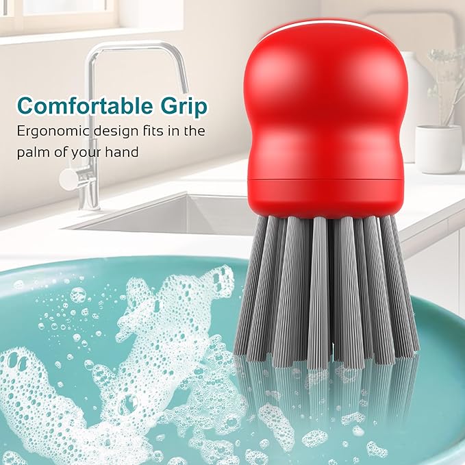 Mini Dish Brush for Cleaning Chicken Shredder, Palm Brush Dish Scrubber - Image 4