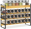 EsLuker.ly Spice Seasoning Rack Organizer Kitchen Countertop, 4 Tier Bamboo by EsLukerly