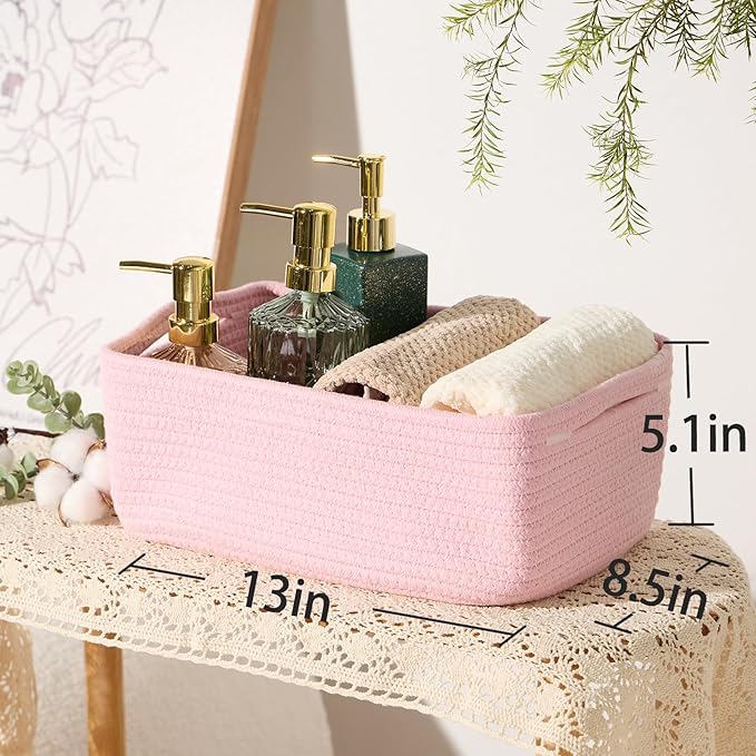 MiniArk Small Storage Baskets for Organizing | Closet Organizer Bins | Shelf - Image 3