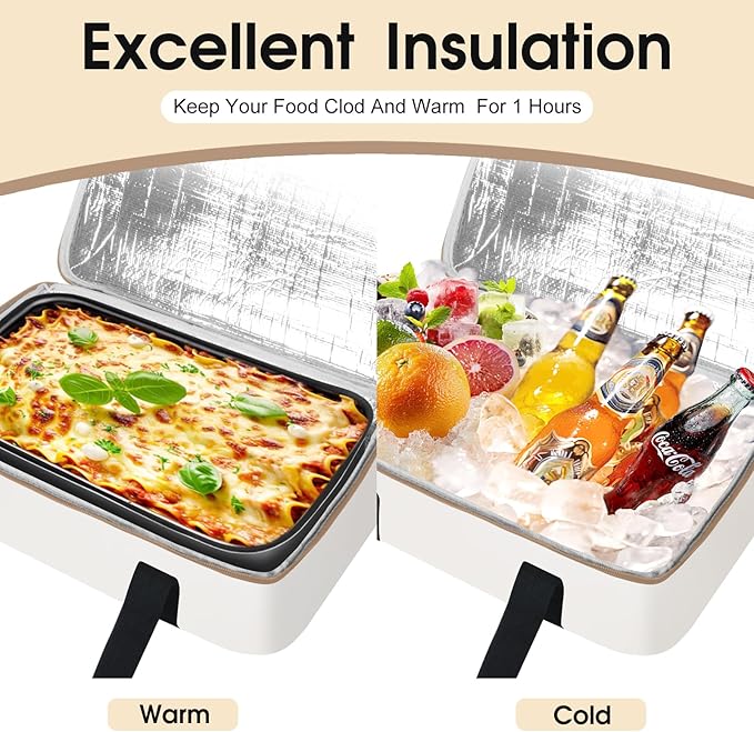 Insulated Casserole Carrier, Portable Casserole Carrier - Image 4