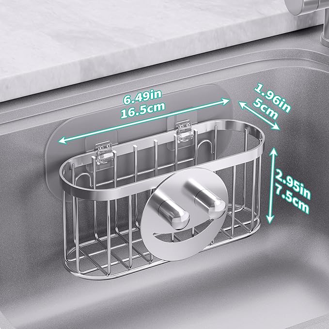 HapiRm Sink Caddy Sponge Holder - Image 5