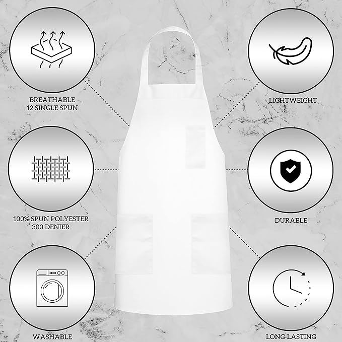 GREEN LIFESTYLE 120 Pack Chef Apron - Image 3