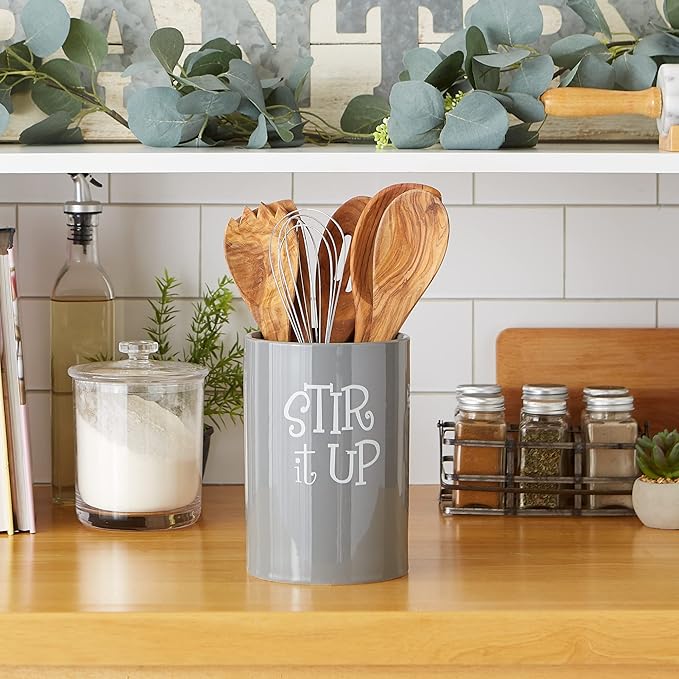 DII Kitchen Accessories Retro Collection Ceramics, Utensil Holder - Image 4