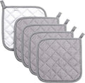 Pot Holders Cotton Made Machine Washable Heat Resistant Potholder, Pot Holder by Joyhalo