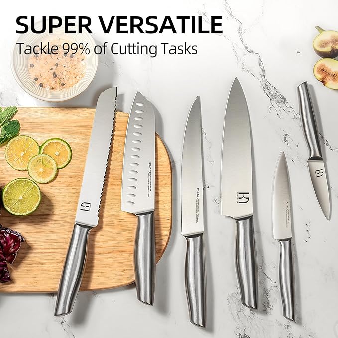 KnifeSaga Knife Set Premium, Japanese High Carbon Stainless Steel 14 Pcs - Image 9