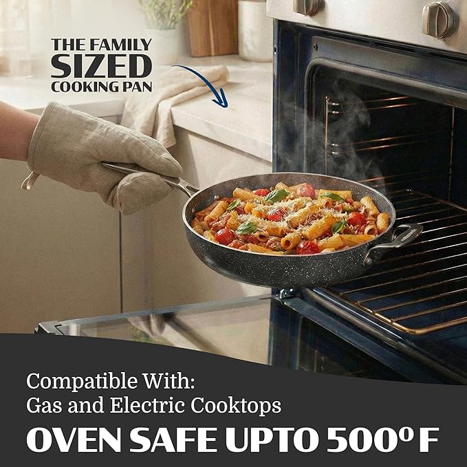 Granitestone Ceraluxe 14 Inch Frying Pan - Image 3