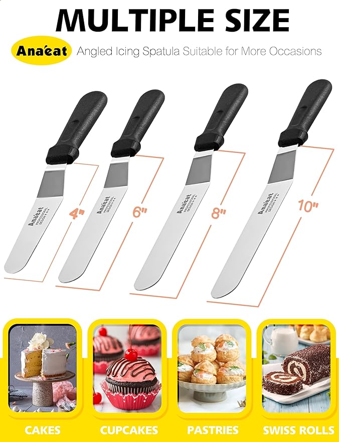 Anaeat Icing Spatulas, Pastry & Baking - Image 6