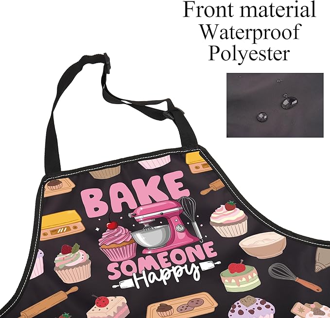 FUSTMW Cake Maker Gifts for Baker Kitchen Baking Apron - Image 3