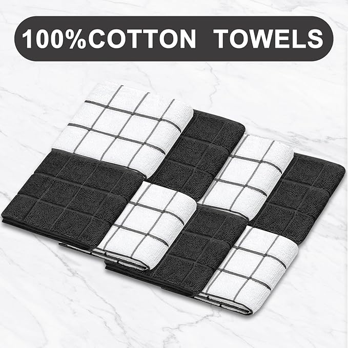 Oven Mitts Kitchen Towels and Dishcloths Pot Holders Sets, Oven Gloves Kitchen - Image 5