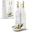 COOK WITH COLOR Glass Olive Oil Bottle Dispenser by CookwithColor