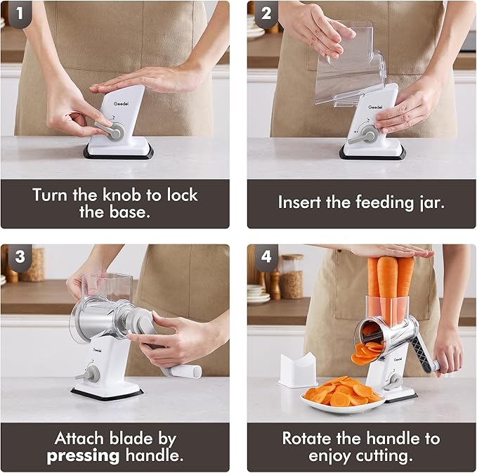 Geedel Rotary Cheese Grater - Image 8