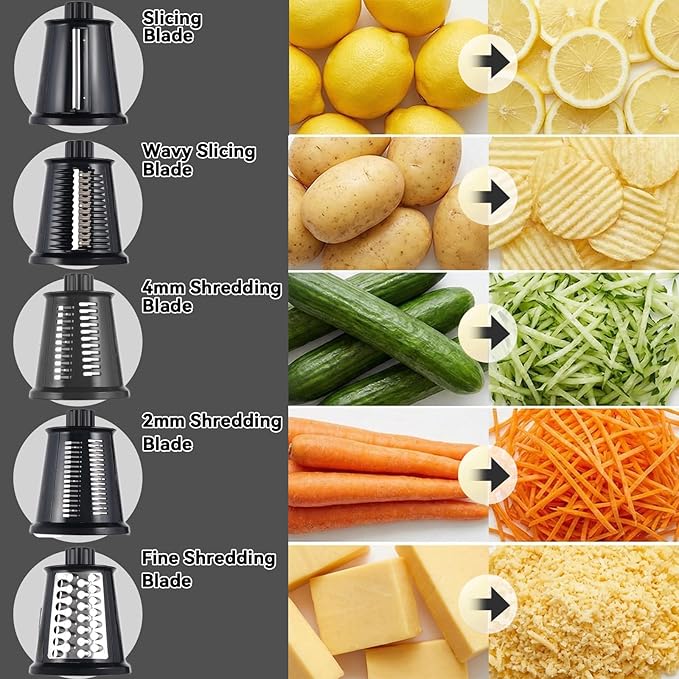 Upgrade Rotary Cheese Grater Shredder - Image 3