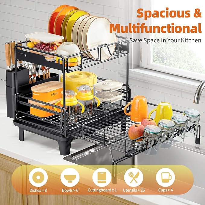 Urackify Dish Drying Rack - Image 2