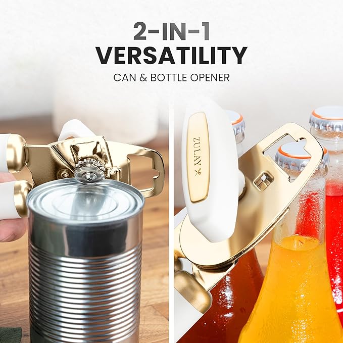 Zulay Kitchen Heavy Duty Stainless Steel Can Opener Manual - Image 7