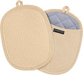 2-Pack Silicone Pot Holders for Kitchen Heat Resistant up to 500°F, Non-Slip by Rorecay