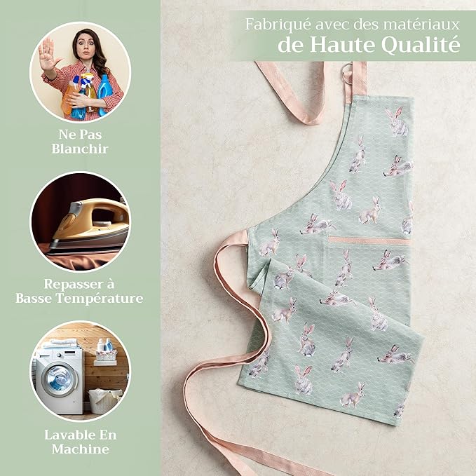 Maison d' Hermine 100% Cotton Apron - Image 3