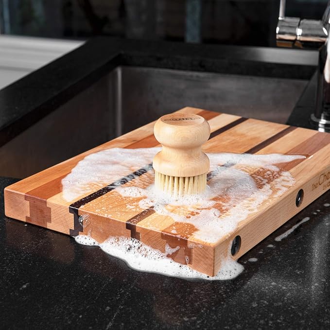 CLARK'S Cutting Board Soap and Scrub Brush from Clean your kitchen boards, bowls, countertops, and utensils the natural way | Castile Based