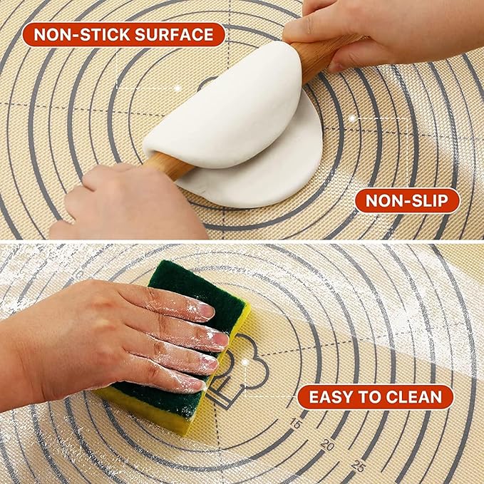 Baking Mat, Non Stick Silicone Mats - Image 5