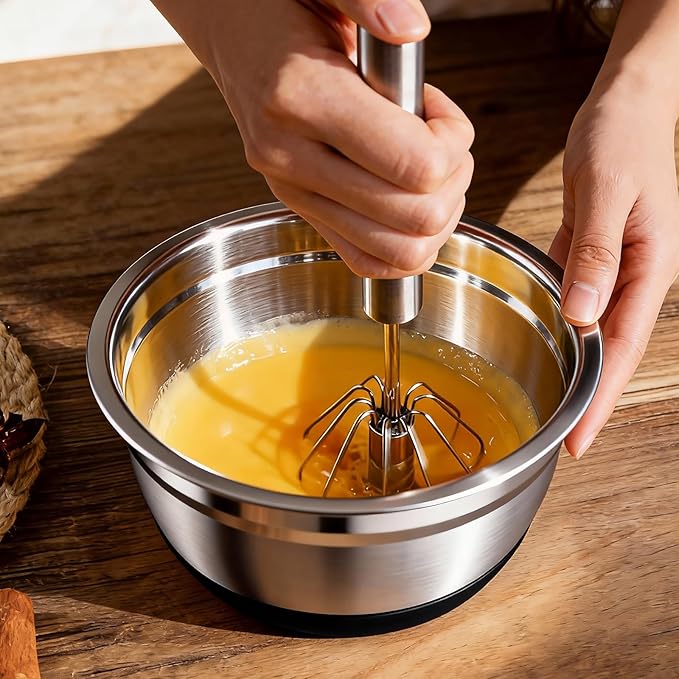 Stainless Steel Mixing Bowls Set - Image 4