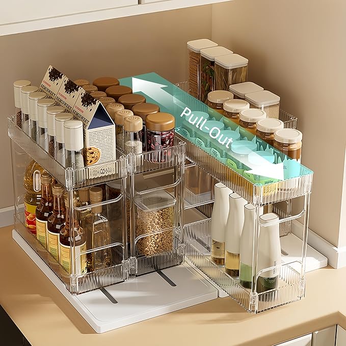 Mustorn Pull Out Spice Rack Organizer - Image 2