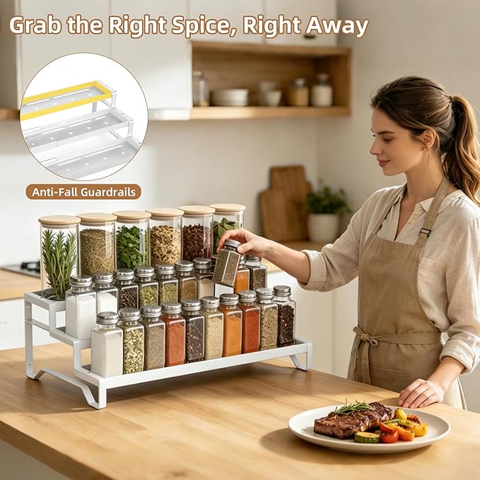 SANKEU Expandable Spice Rack Organizer - Image 3