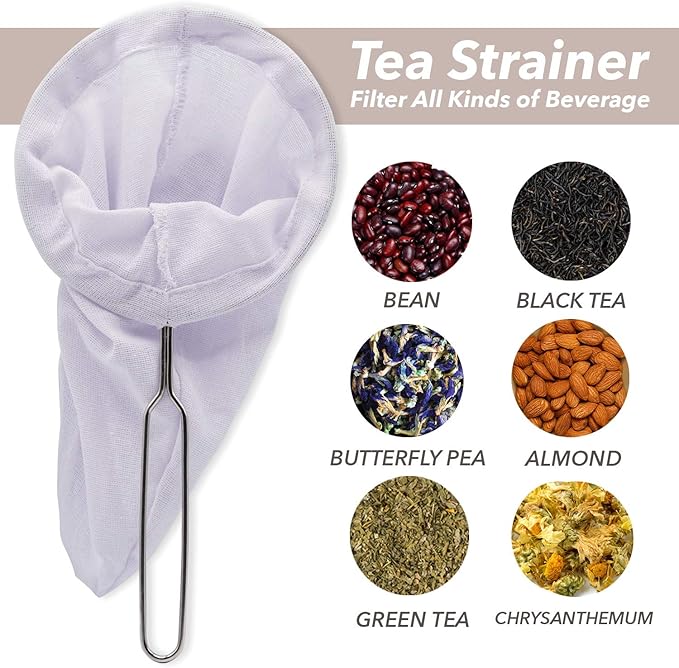 Disposable Tea Filter Bags for Loose Leaf Tea, Unbleached Natural Paper - Image 6