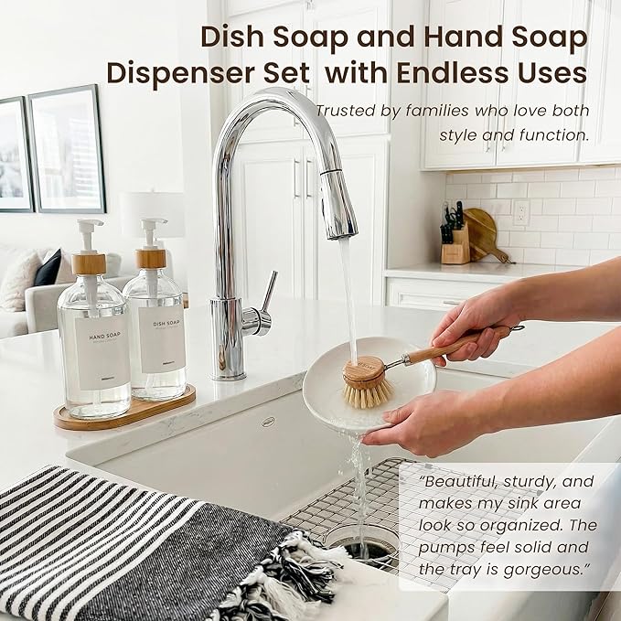 MaisoNovo Glass Dish Soap Dispenser - Image 6
