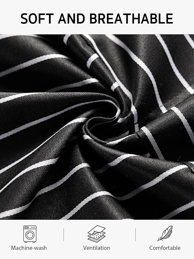 Syntus Apron for Men Women, Adjustable Cooking Kitchen Chef Aprons - Image 3