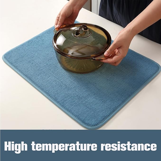 2 Pack Microfiber Dish Drying Mat - Image 6