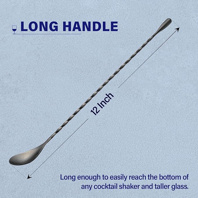 Briout Bar Spoon Cocktail Mixing Stirrers - Image 2