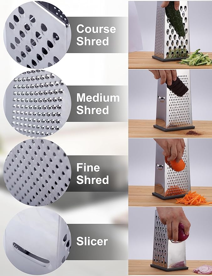Kaishun Cheese Grater, Box Grater - Image 3