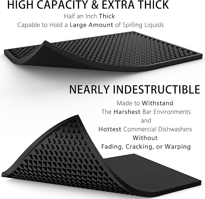 AXIESO 2 Pack Silicone Bar Mat - Image 3