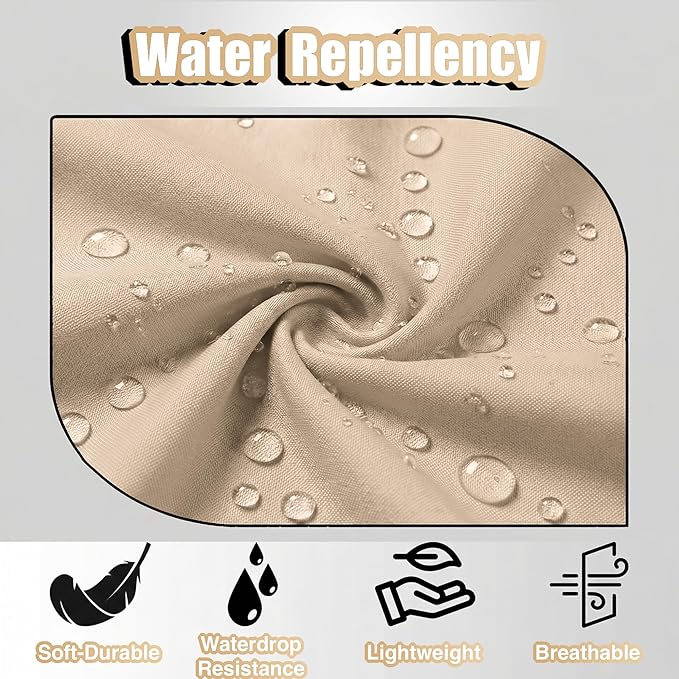 TOSHE Kitchen Apron Waterdrop Resistant Cotton Apron - Image 4
